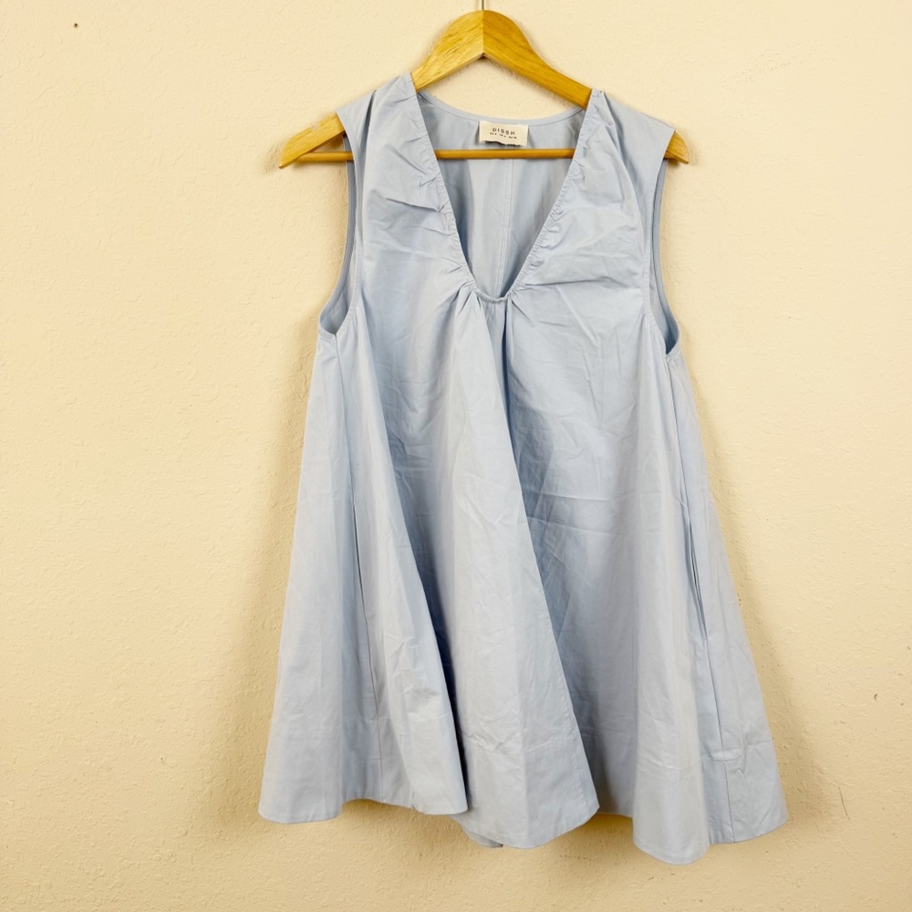 Dissh Gabby Cornflower Oversized Cotton Mini Dress Size 4 - Picture 3 of 9